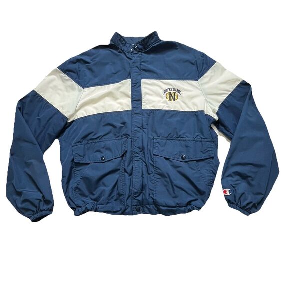 Notre Dame Fighting Irish Vintage 80s Champion Windbreaker Medium - Picture 5 of 10